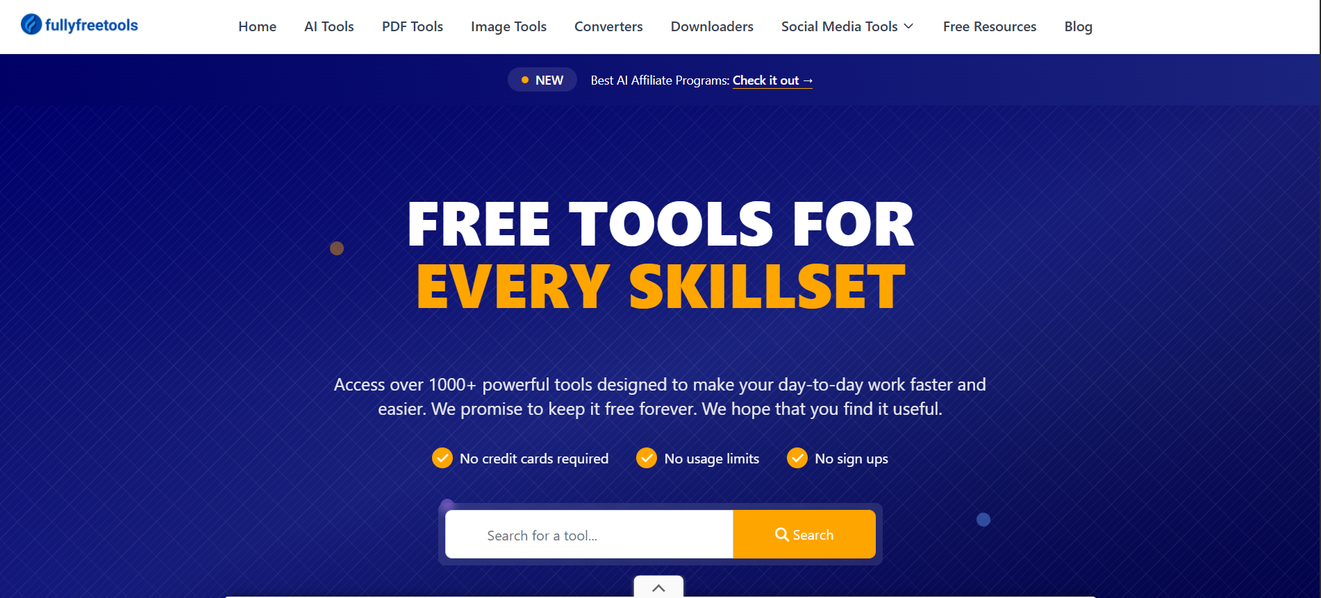 Fullyfreetools